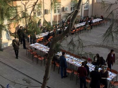 Cizre Myo Öğretim Elemanları, Akademik Personel ve Öğrencileri kahvaltıda buluştu.