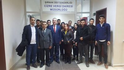 Öğrencilerimiz Cizre Vergi Dairesini Ziyaret Etti